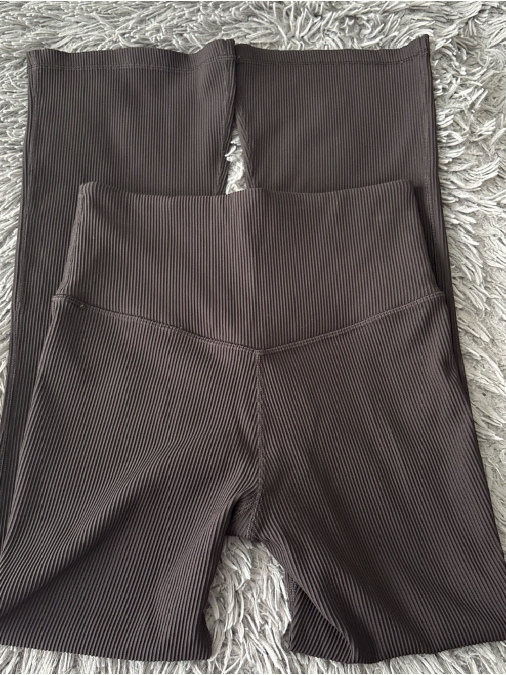 Athleta Ribbed Elation Crop Flare in Black